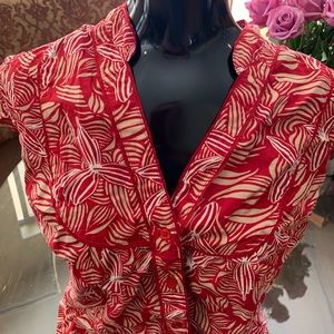 Festive button down cotton shirt